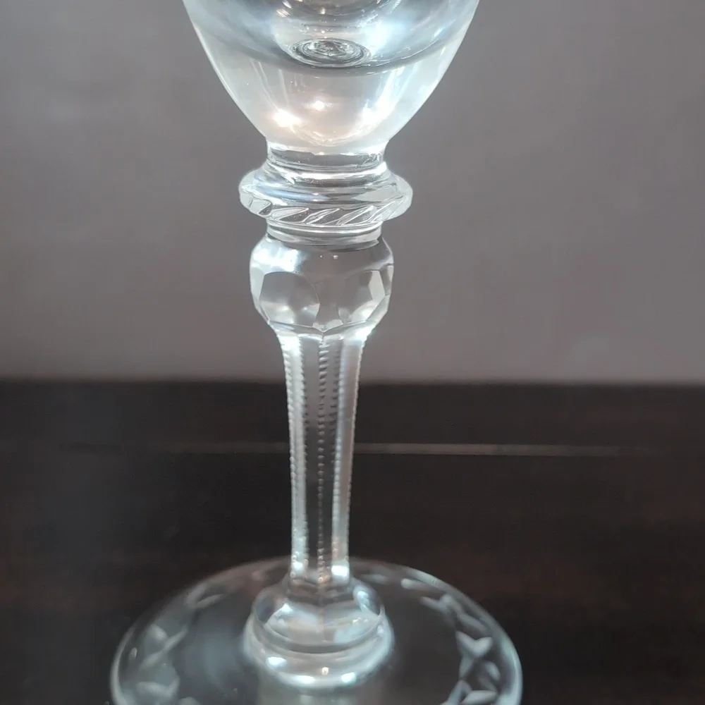 One (1) Rogaska Gallia Crystal Tall Champagne Flute 8 1/4